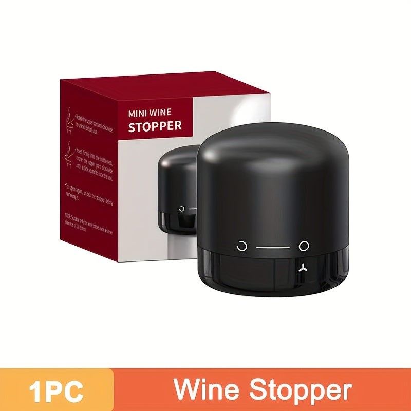 Black Wine Stopper Leak-Proof Red Wine Preservation Kitchen Dining