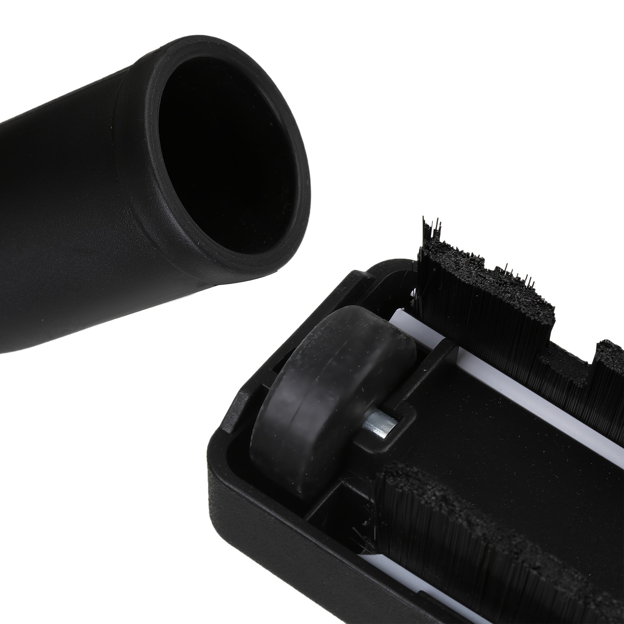 Cepillo para suelos de aspiradora universal con ruedas y adaptador 32mm plástico negro