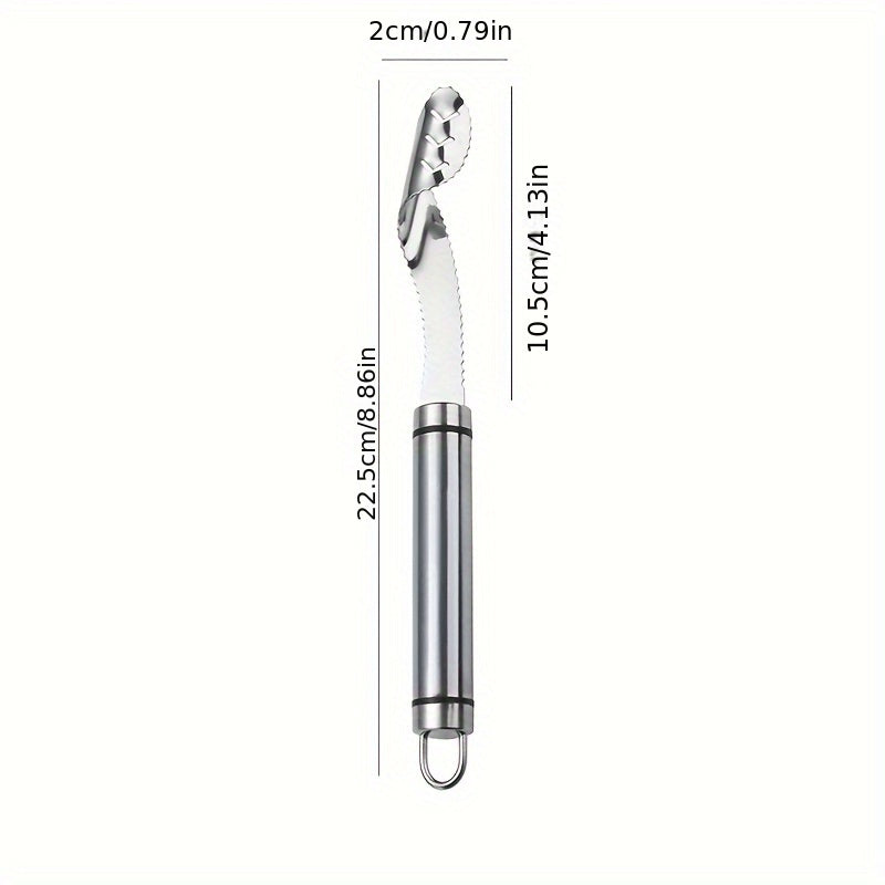 Stainless Steel Pepper Corer with Dust Collector for Home and RV Kitchen