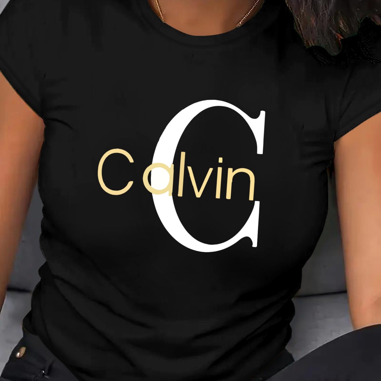 Women's Loose Fit Plus Size T-Shirt Soft Breathable Polyester Casual Top Multiple Colors