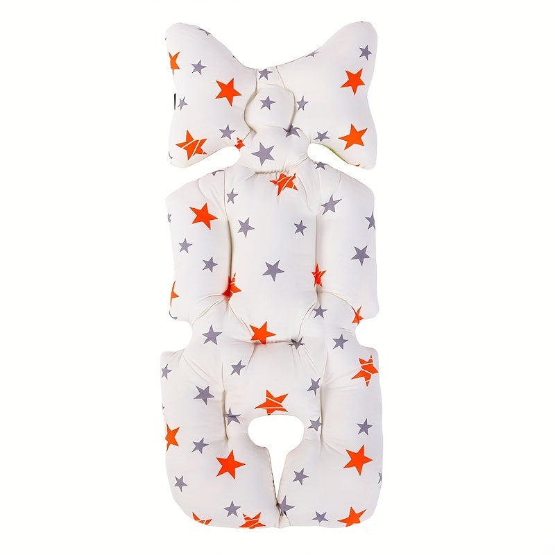 Baby Stroller Cushion with Cartoon Design Thickened Padding Seat Pad for Infants