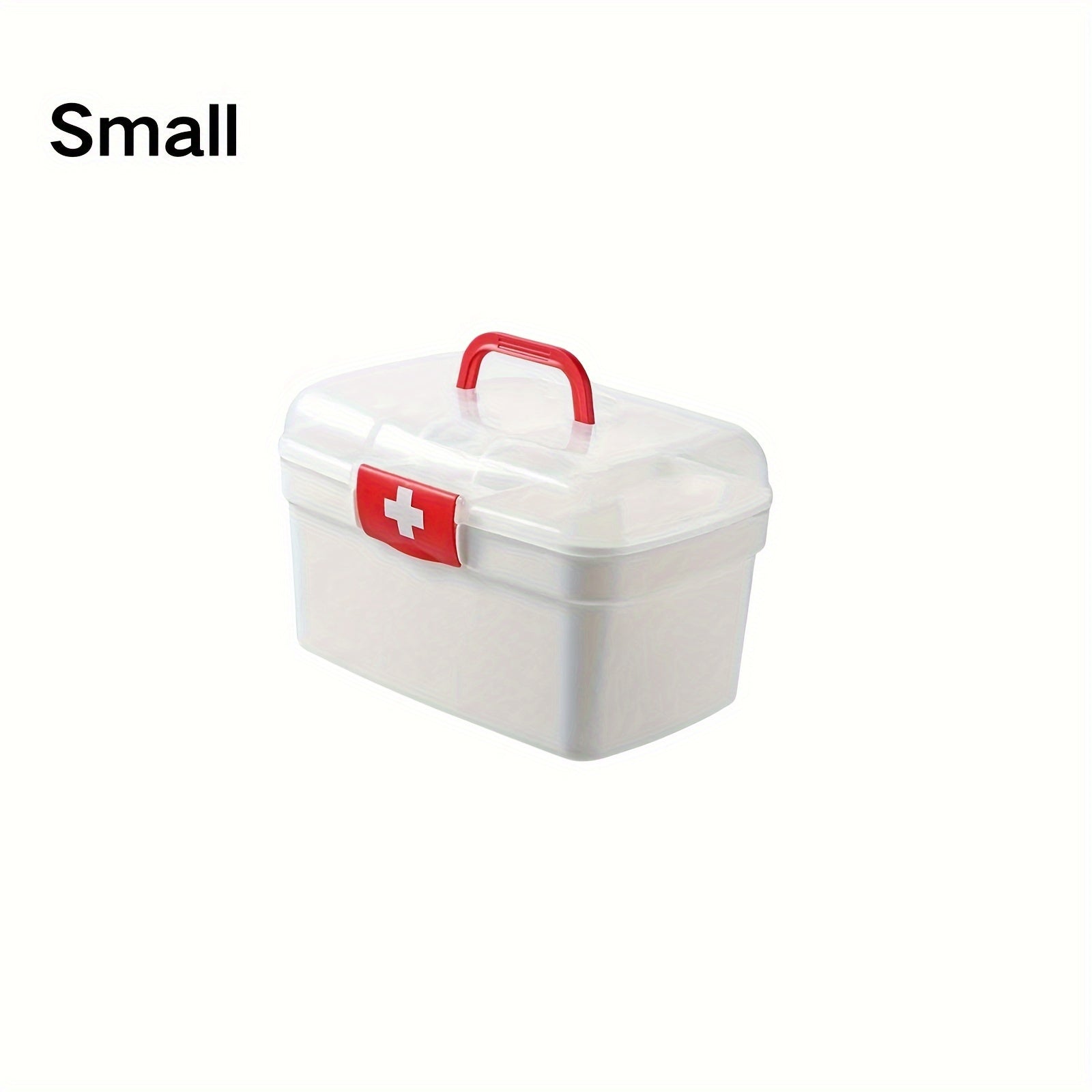 Large Capacity Portable Medicine Organizer Multi-Compartment First Aid Kit