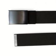 Men Women Canvas Braided Belt with Smooth Buckle for Outdoor and Casual Wear