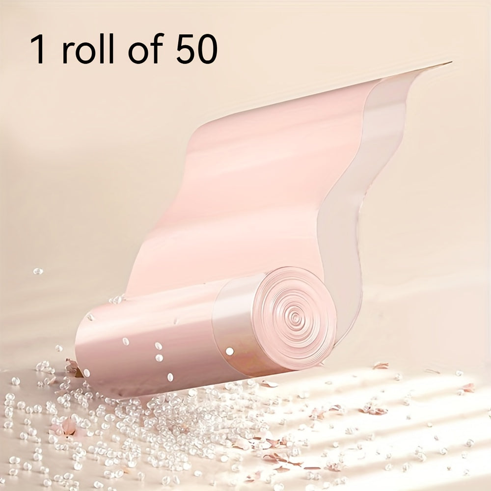 Pack of 50 or 100 Extra-Large Thick Durable Drawstring Trash Bags for Home and Outdoor Use