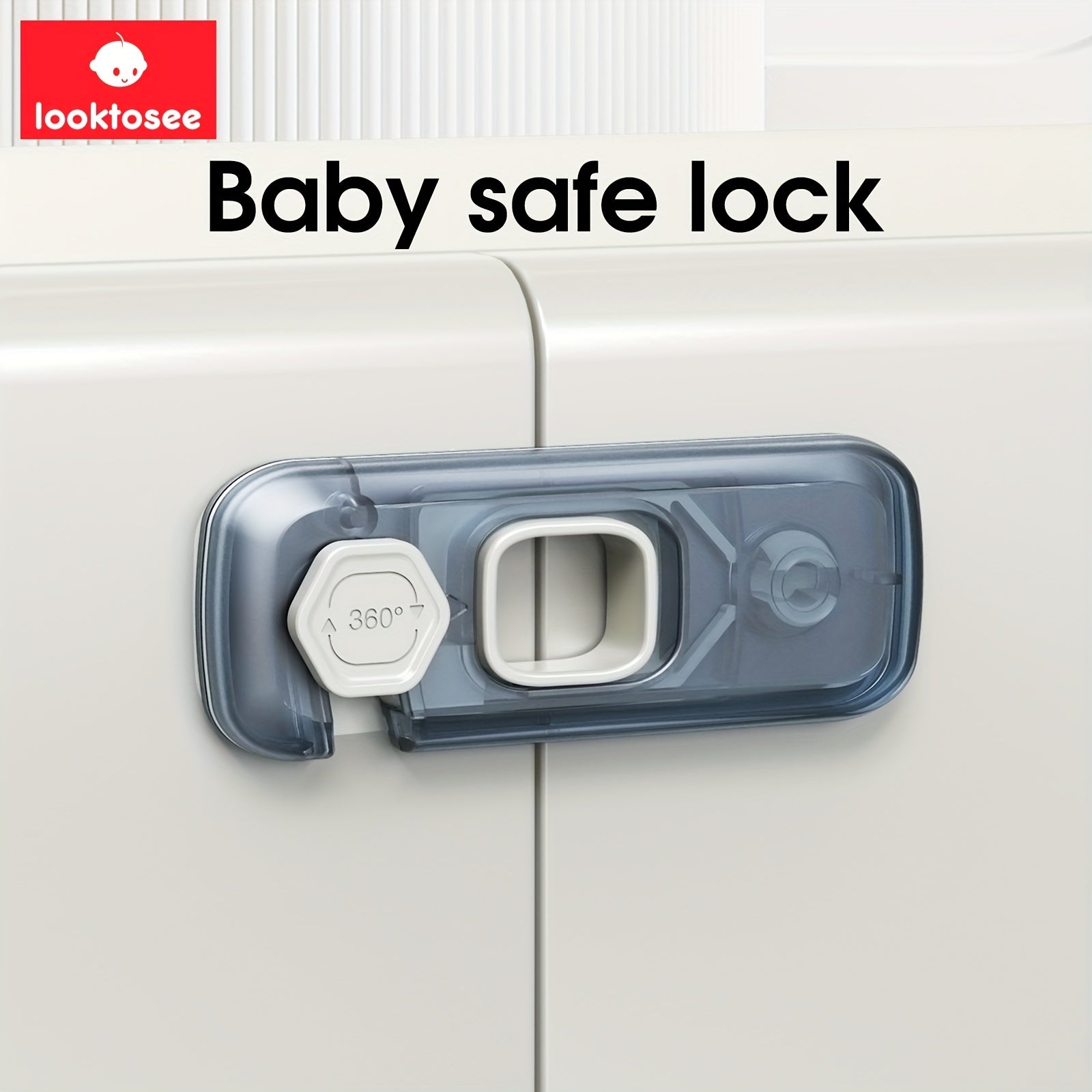 Child Safety Locks 2 Pack for Baby Protection from Fire and Dangers