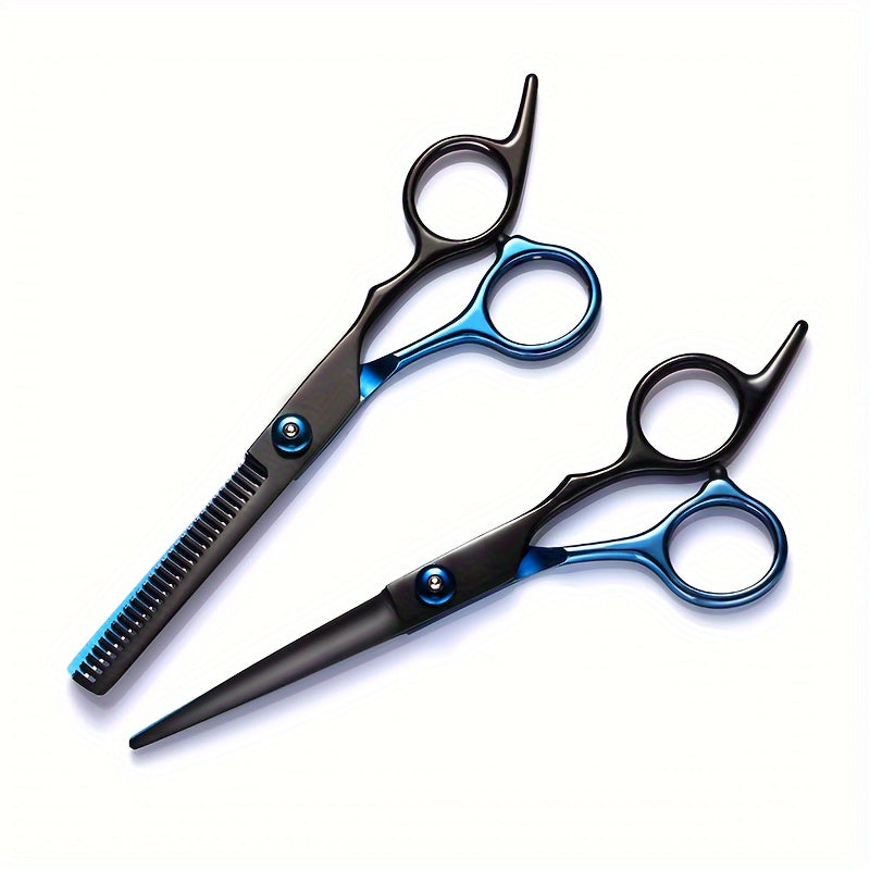 Professional Hair Cutting Scissors Kit for Home Salon and Beauty Parlor Use 6 Inch Unisex