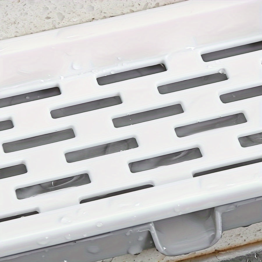 Kitchen Sink Organizer with Drain Basket, Compact Storage for Dishcloths and Towels