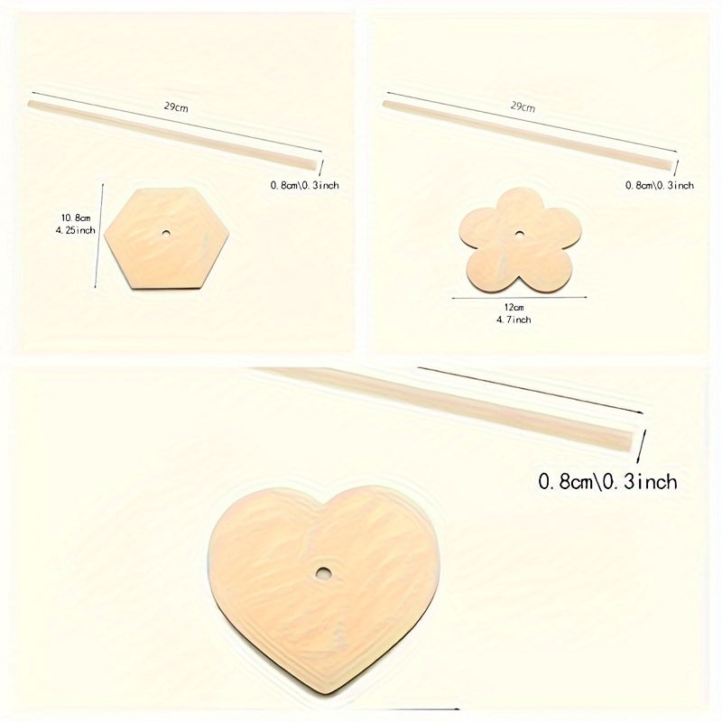 Wooden Donut Holder Display Stand for Weddings and Parties Detachable Design