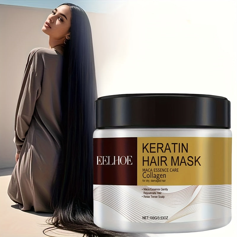 Deep Nourishing Hair Mask for Damaged Hair Moisturizes Repairs Split Ends