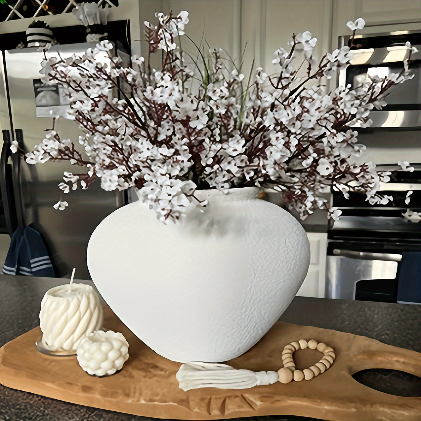 Nikohlar, uy bezaklari va partiyalar uchun 10 ta shoxli sun'iy chaqaloq nafasidan buket