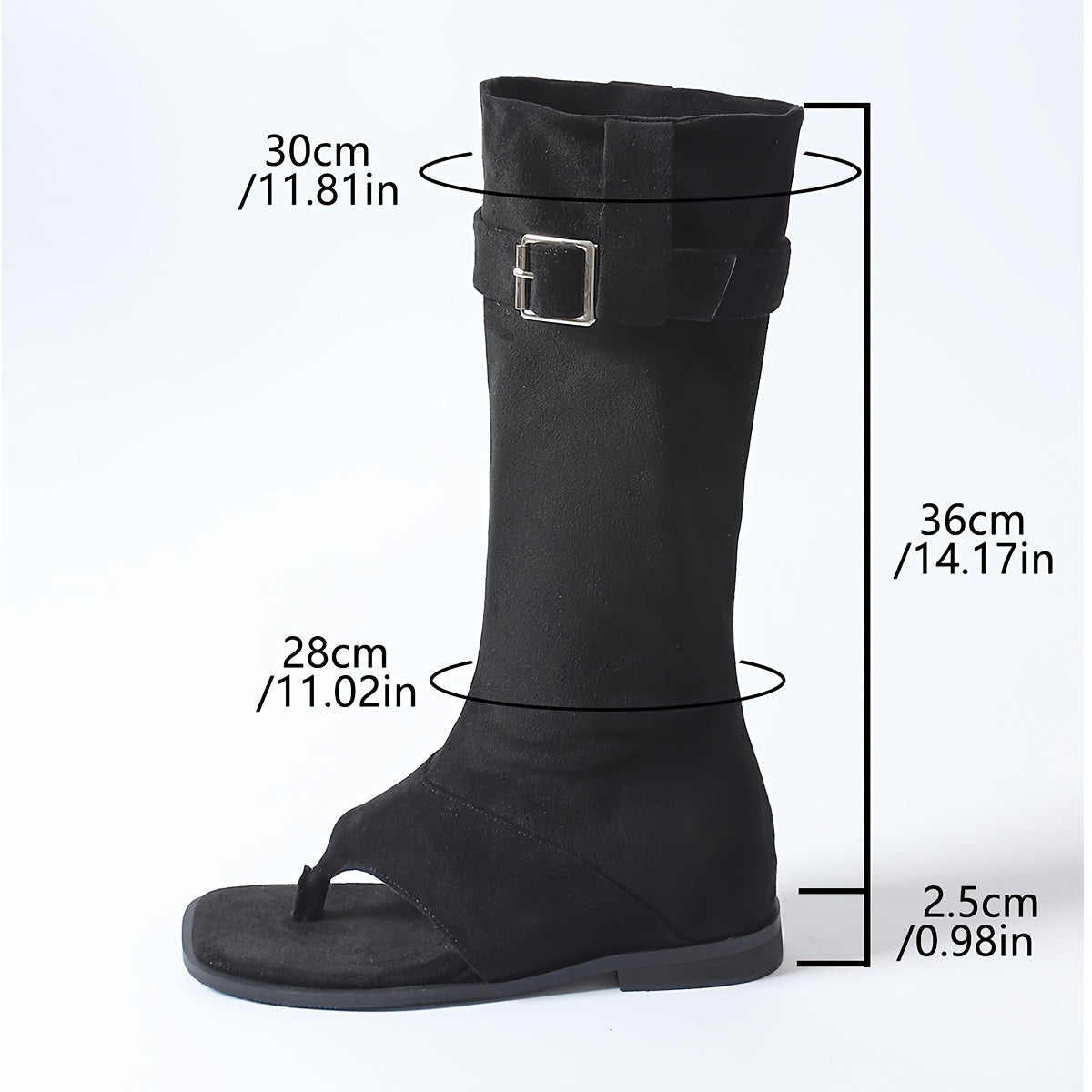 Женские сандалии-ботинки вестерн с бахромой из бархата и носком в стиле ковбой