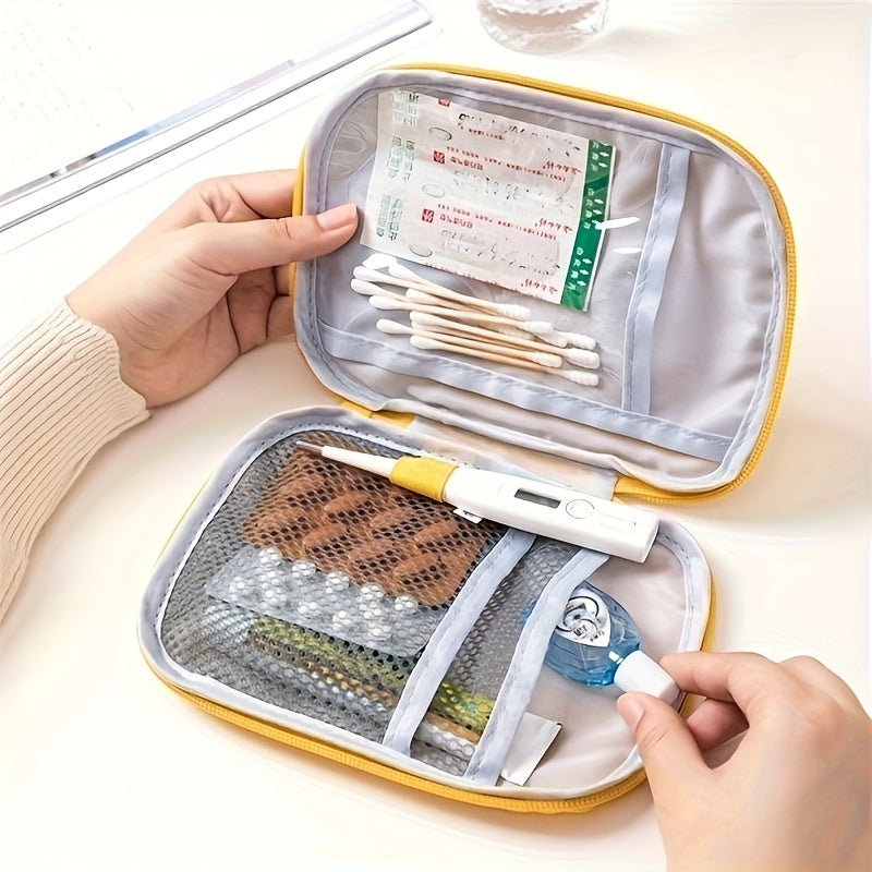 Compact Medical Kit Organizer for Travel First Aid Storage Small Medical Items