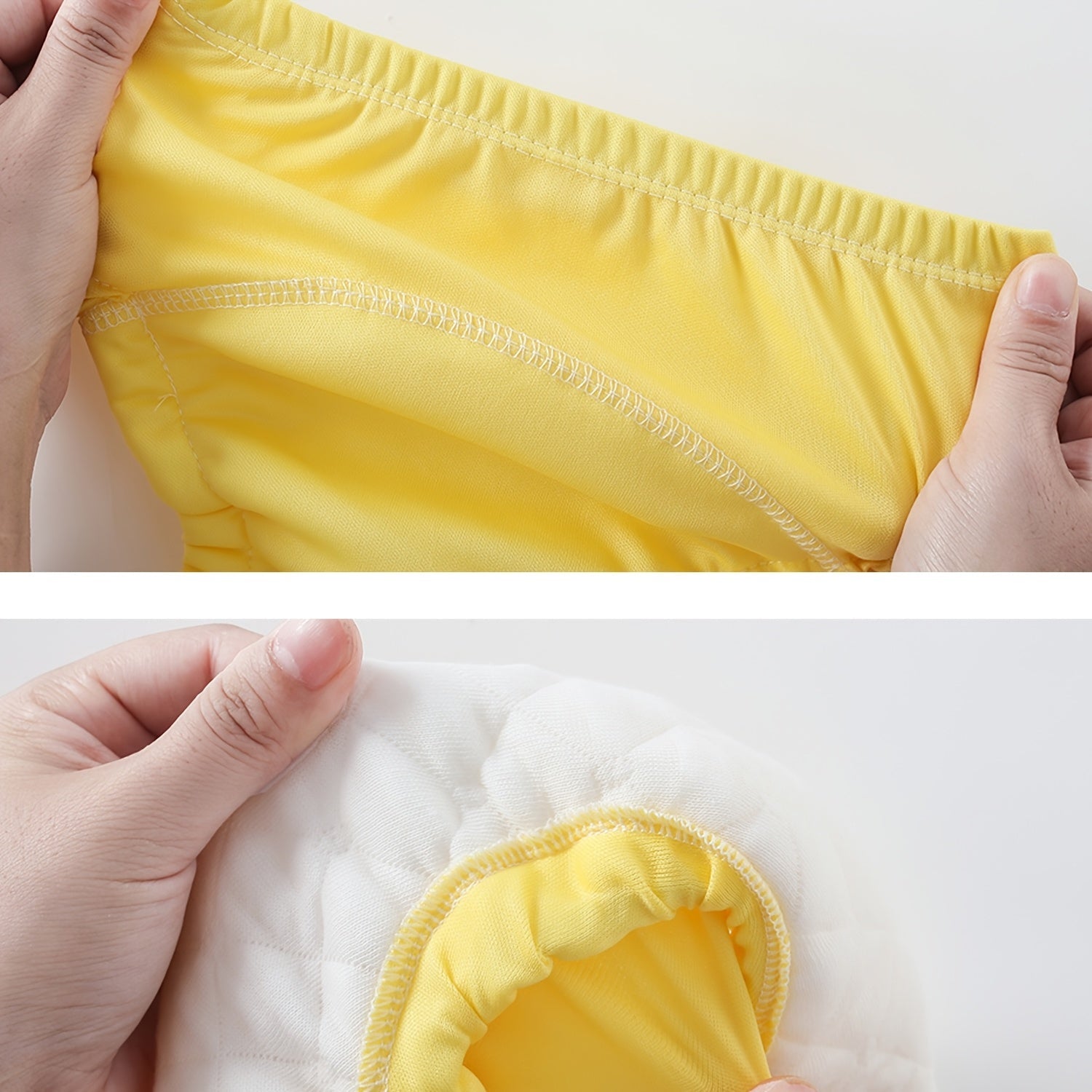 Juego de 8 pantalones de entrenamiento reutilizables para niños, flexibles y con diseños adorables