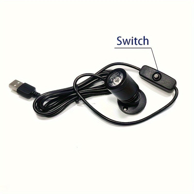 Mini USB LED Spotlight Indoor Accent Lighting Energy Efficient Switch Controlled