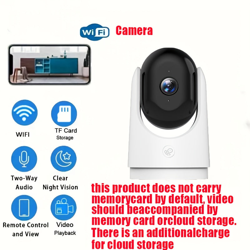1080P HD Security Camera with Night Vision, Motion Detection, Remote Voice Control