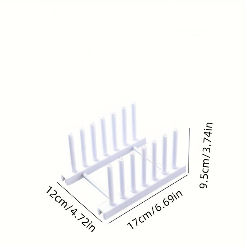 Estante de secado para platos de cocina con soporte ajustable para platos y estante de cerámica removible