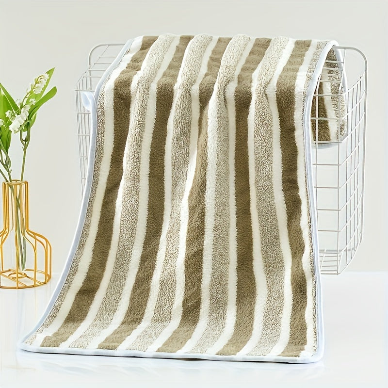 Bamboo Charcoal Bath Towel Set Includes 70x140cm Bath Towel and 35x75cm Washcloth for Adults