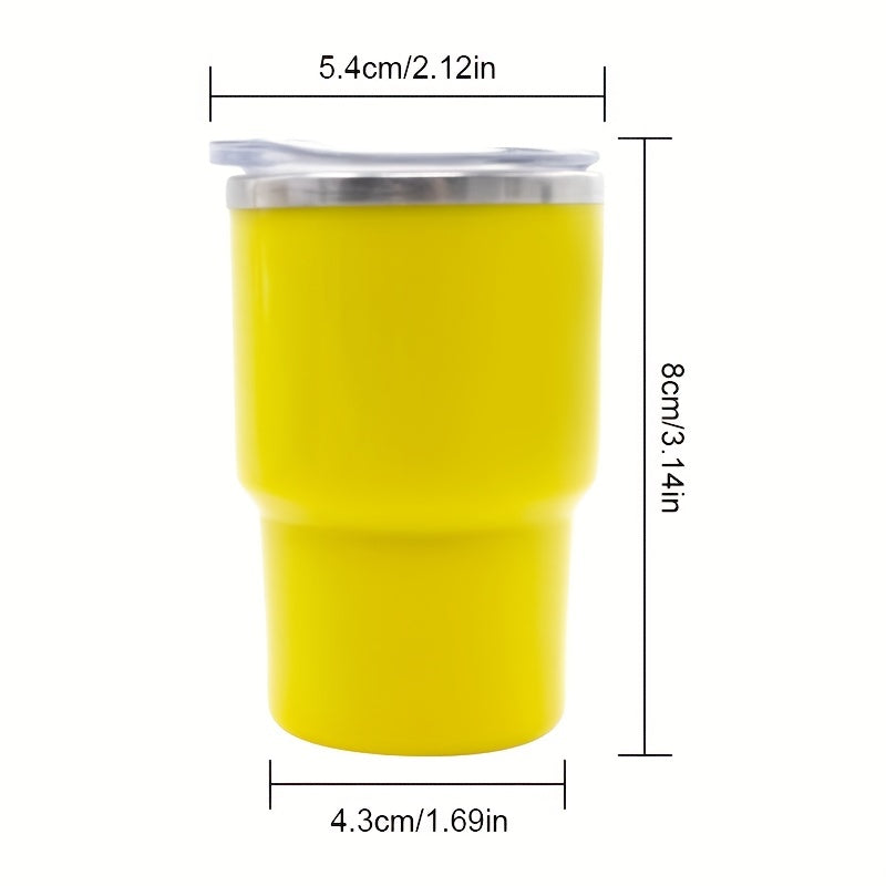 Vasitos de acero inoxidable con tapas y pajitas 9-pack para uso en casa y bar