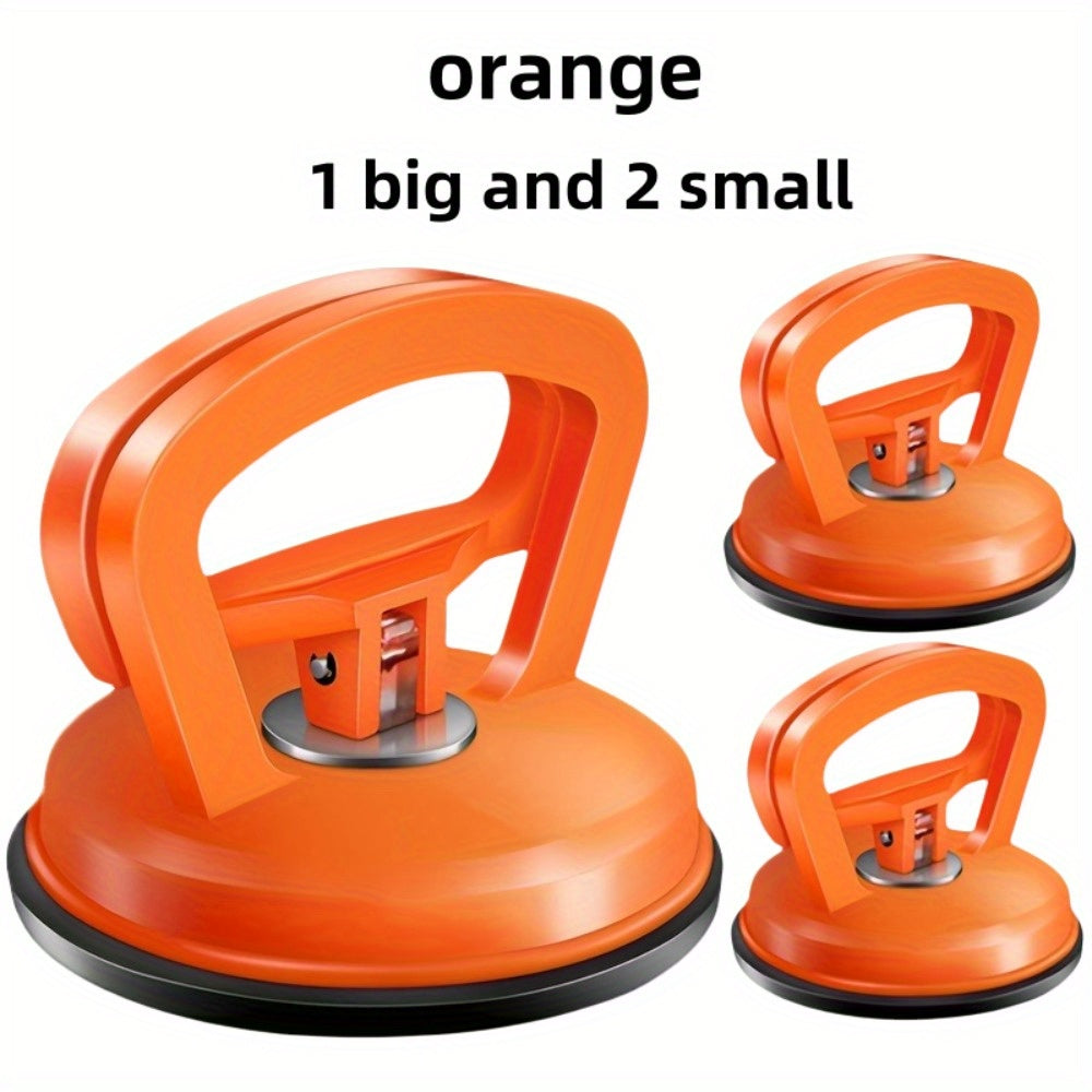 3-Pack Silicone Dent Puller Set Strong Suction Cup Car Body Glass Tile Mirror