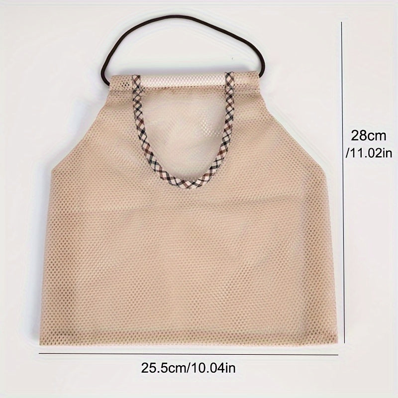 Bolsa de almacenamiento colgante de malla de gran capacidad para la organización de la cocina