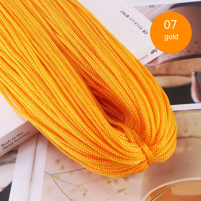 Crocheting Nylon Cord 3mm Hollow Yarn Thread for DIY Bracelets Hats Bags Shoes 200g