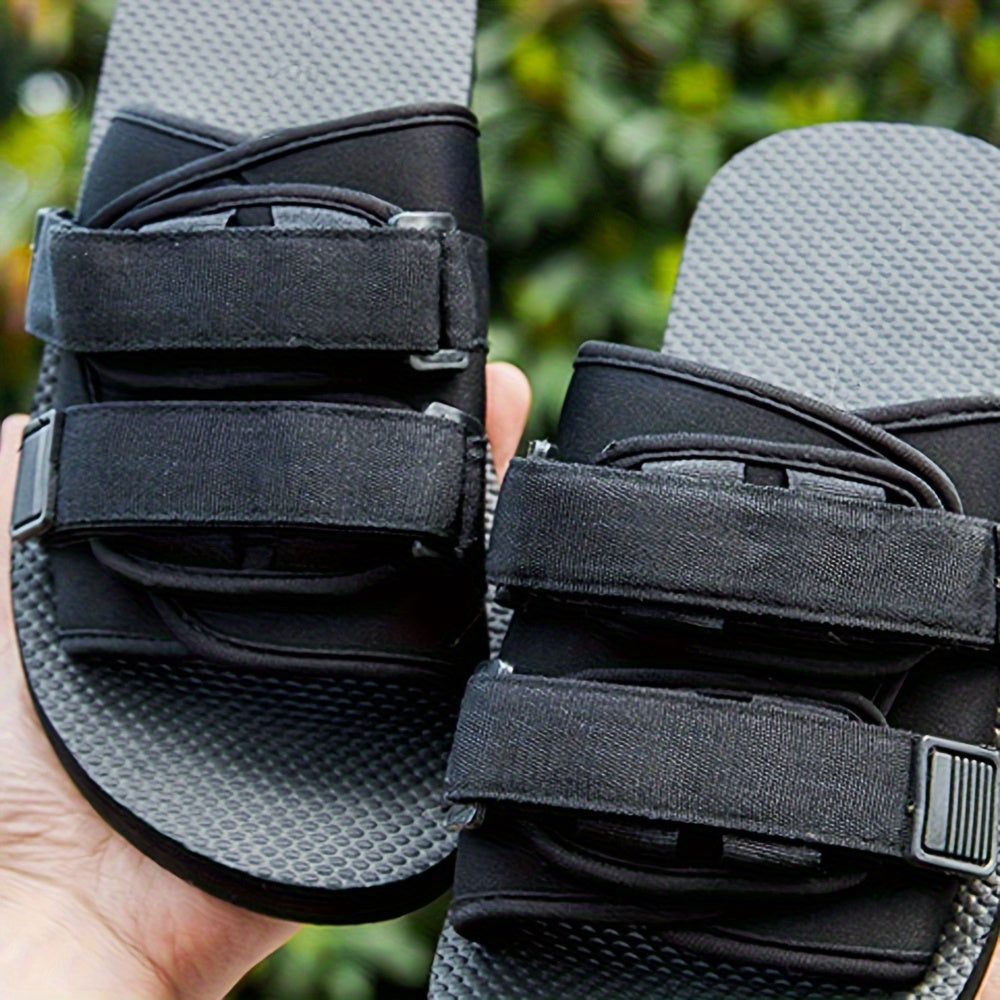 Sandalias transpirables de dedo abierto para hombre, ideales para actividades acuáticas casuales en verano