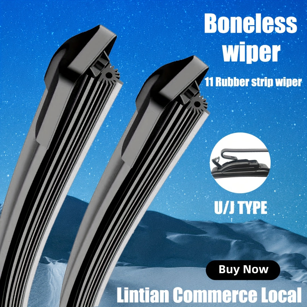 Lámina de limpiaparabrisas de goma para todas las estaciones, 11 capas, silenciosa y completamente equipada