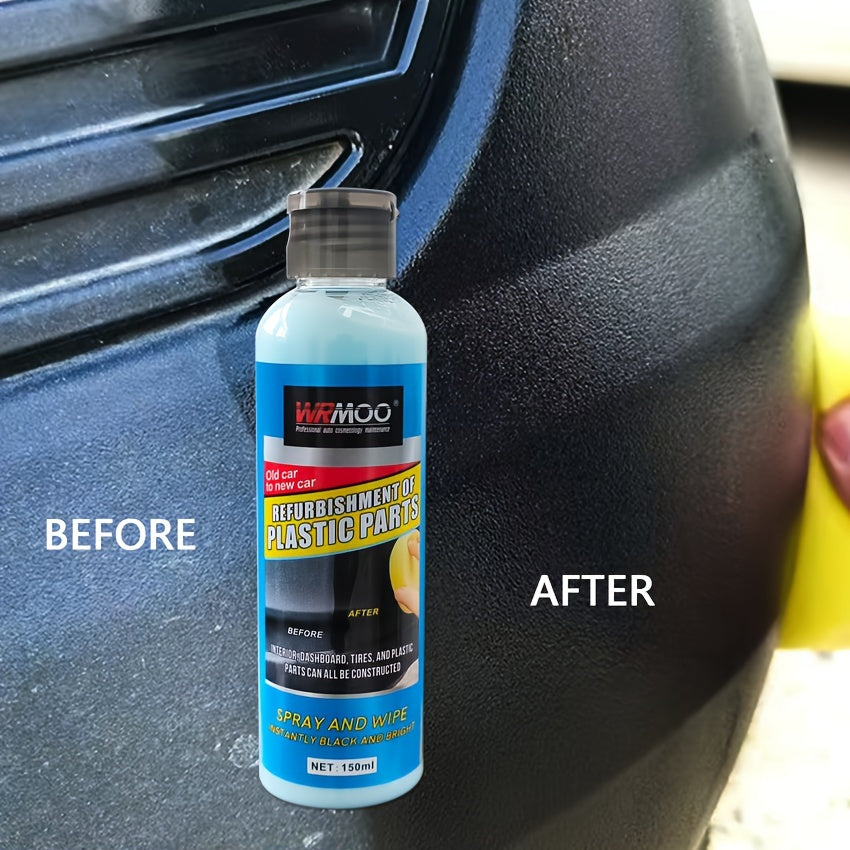 Car Plastic Restorer for Dashboards, Door Plastics, Trim, Rubber Bumpers