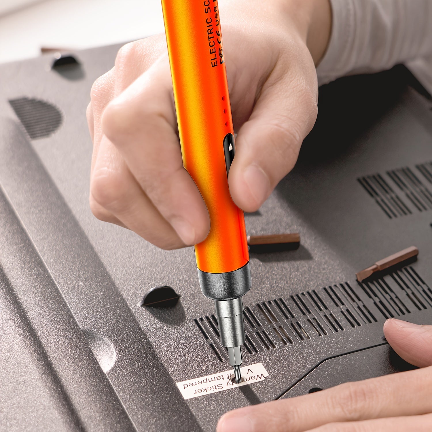 Portable Electric Screwdriver Set with High Torque Rechargeable Cordless Home Use 46-in-1 Multifunctional Tool Kit