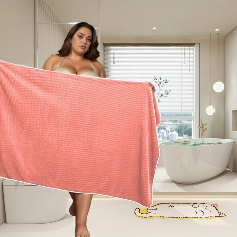 Microfiber Towel 88.9cm x 177.8cm Quick-Dry Absorbent Lightweight for Shower Beach Pool