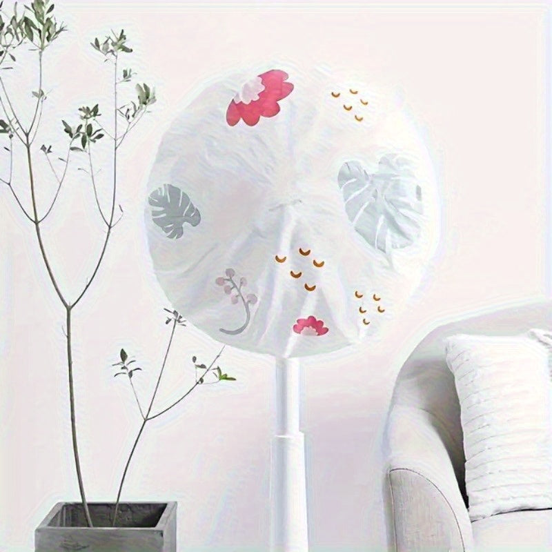 10 Washable Fan Dust Covers with Colorful Floral Patterns for Wall and Floor Fans