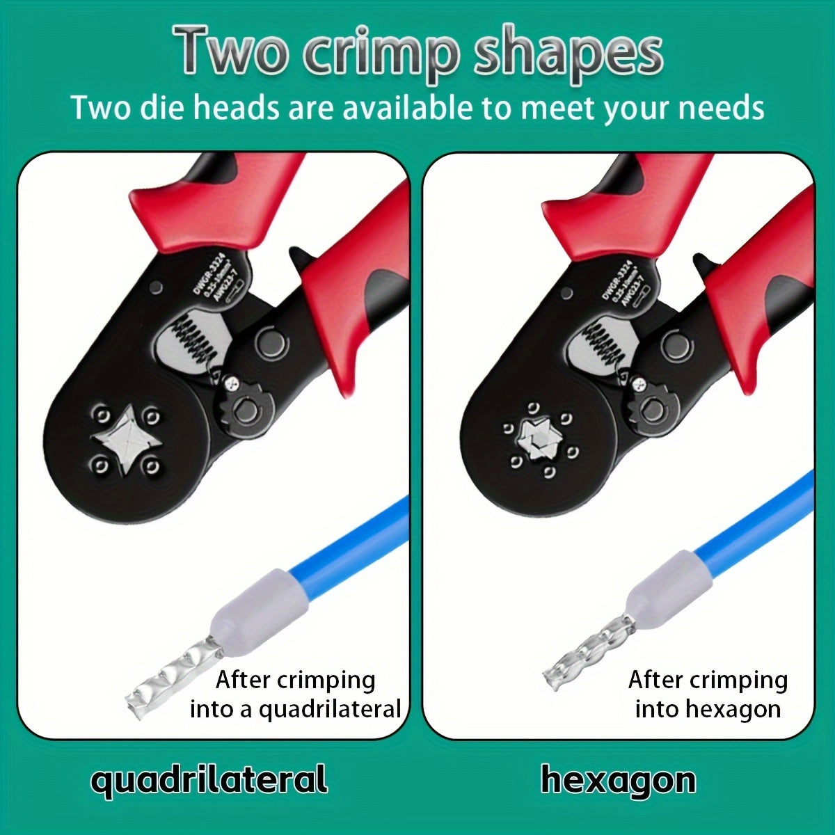 Elektr mutaxassisi uchun ko'p funksiyali qirqish pliers, 0.25-10mm² oralig'ida moslashuvchan ratchet terminal ulanishi, aylanish ta'miri va texnik xizmat ko'rsatish uchun ideal, Evropa uslubidagi dizayn.