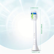 cabezales de cepillos de dientes de repuesto para cepillos de dientes eléctricos, compatibles, blanco