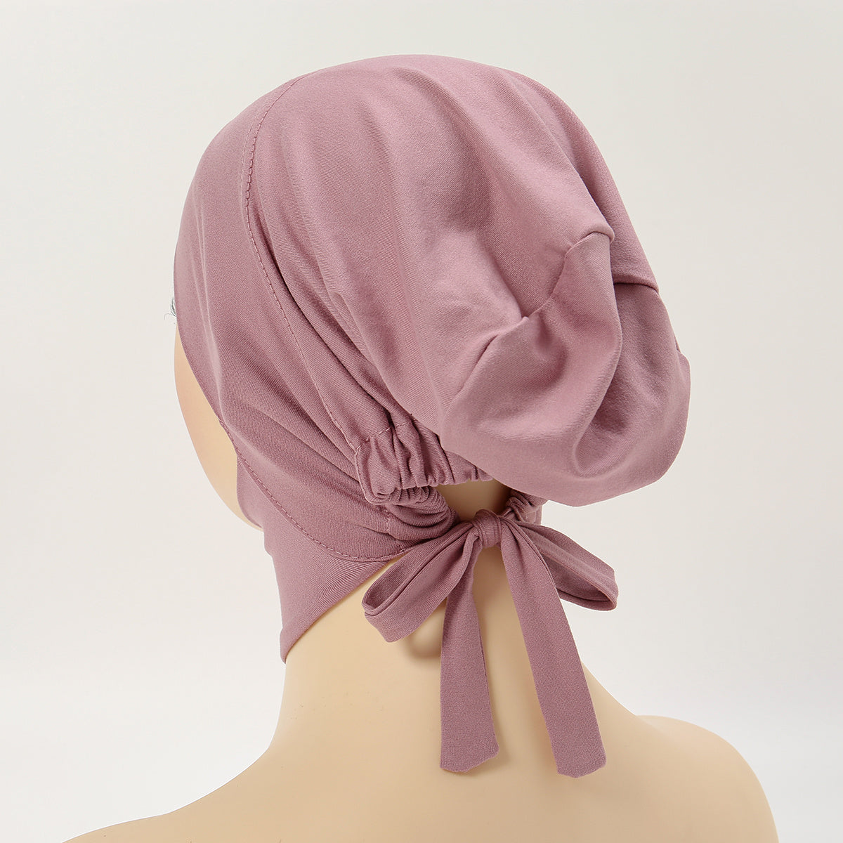 Women's Adjustable Instant Hijab Scarf Solid Color Polyester with Undercap for Eid and Casual Wear
