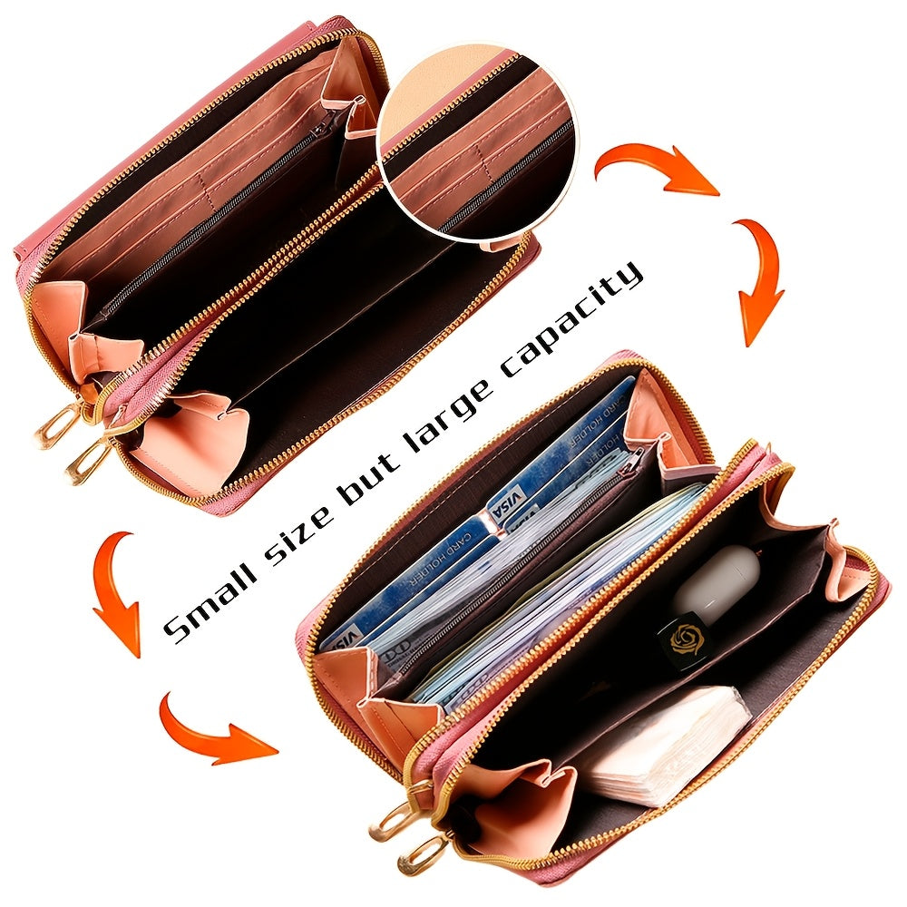 Zamonaviy va ko'p funksiyali ayollar uchun telefon sumkasi, katta sig'imli, ochiq havoda faoliyatlar uchun xochdan osilgan dizayn.