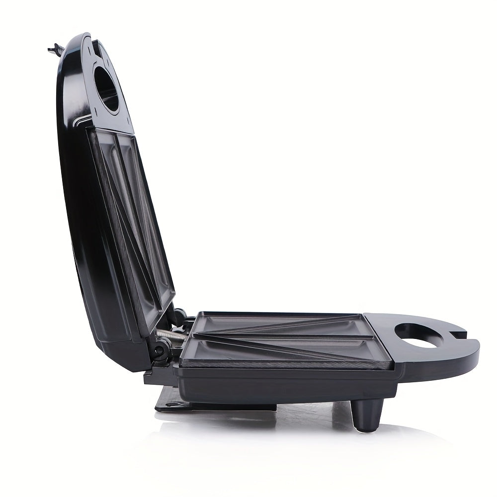 1 dona Nonstick Waffle Maker Pan Belgiya vafli va sendvichlar uchun, bir nechta bo'laklarga bo'lingan, nonushta uchun ideal.