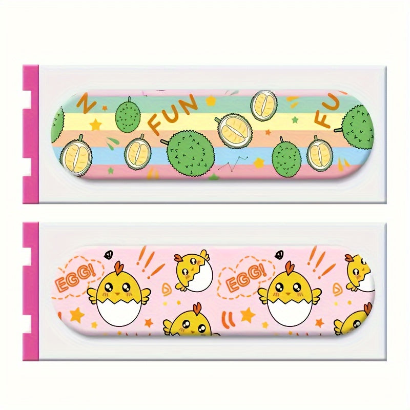 120 мультяшных животных на пластырях для детей и взрослых, водонепроницаемые гипоаллергенные ПЭ-патчи