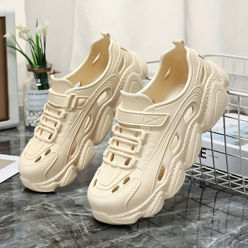 Women's Breathable EVA Beach Clogs with Thick Sole and Non-Slip Grip