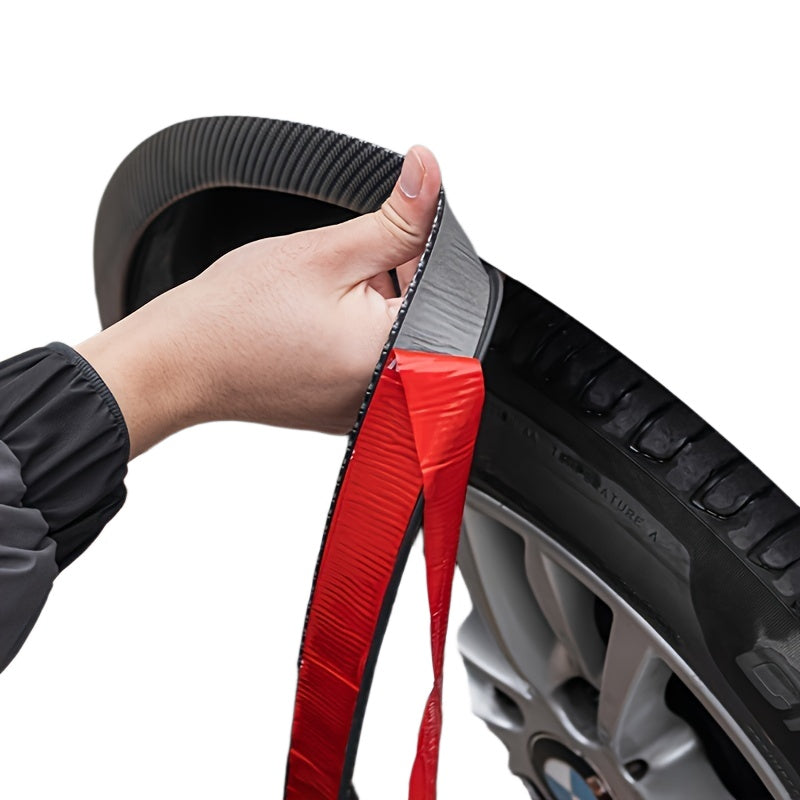 Universal Carbon Fiber Wide Body Wheel Arch Fender Extensions Anti-scratch