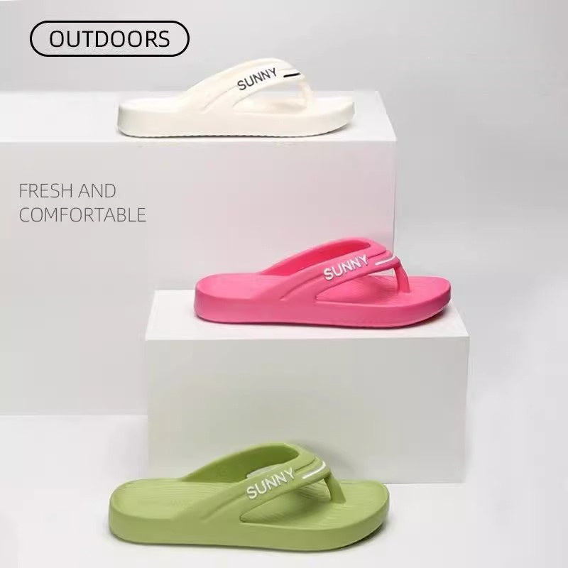 Unisex EVA Non-Slip Comfortable Sandals Minimalist Stripe Indoor Outdoor