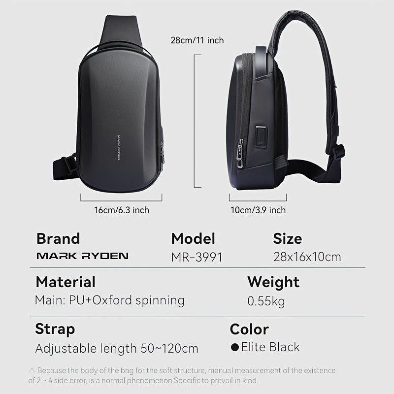 Hard Shell Crossbody Bag for Women Lightweight Stain-Resistant Adjustable Shoulder Bag for Daily Use Travel Cycling