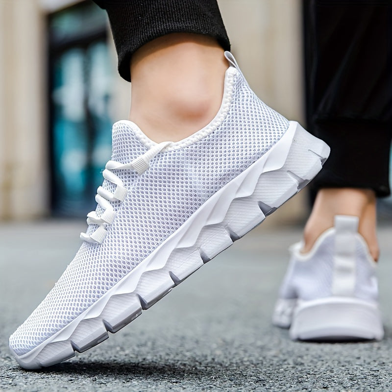 Men's Breathable Lightweight Mesh Slip-On Sneakers for Outdoor Activities