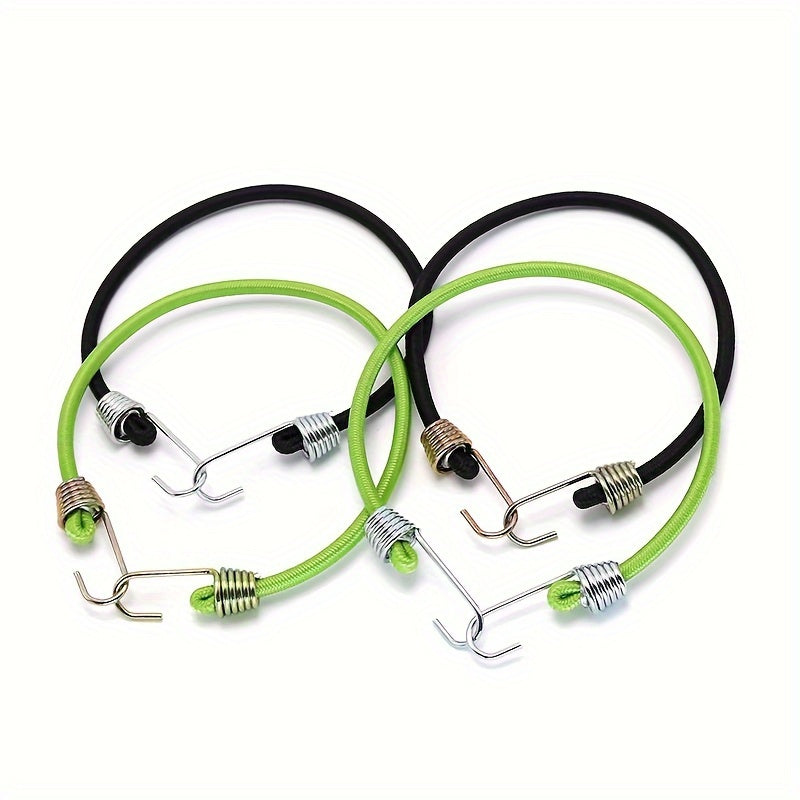 Correas elásticas para equipaje con ganchos de 6/12/24 piezas para acampar, bicicleta, furgoneta, sujeción de cobertores