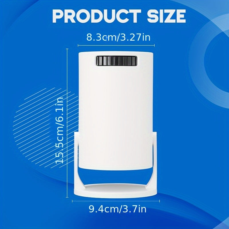 Mini Portable Projector with WiFi 4K Video Support for Home Entertainment