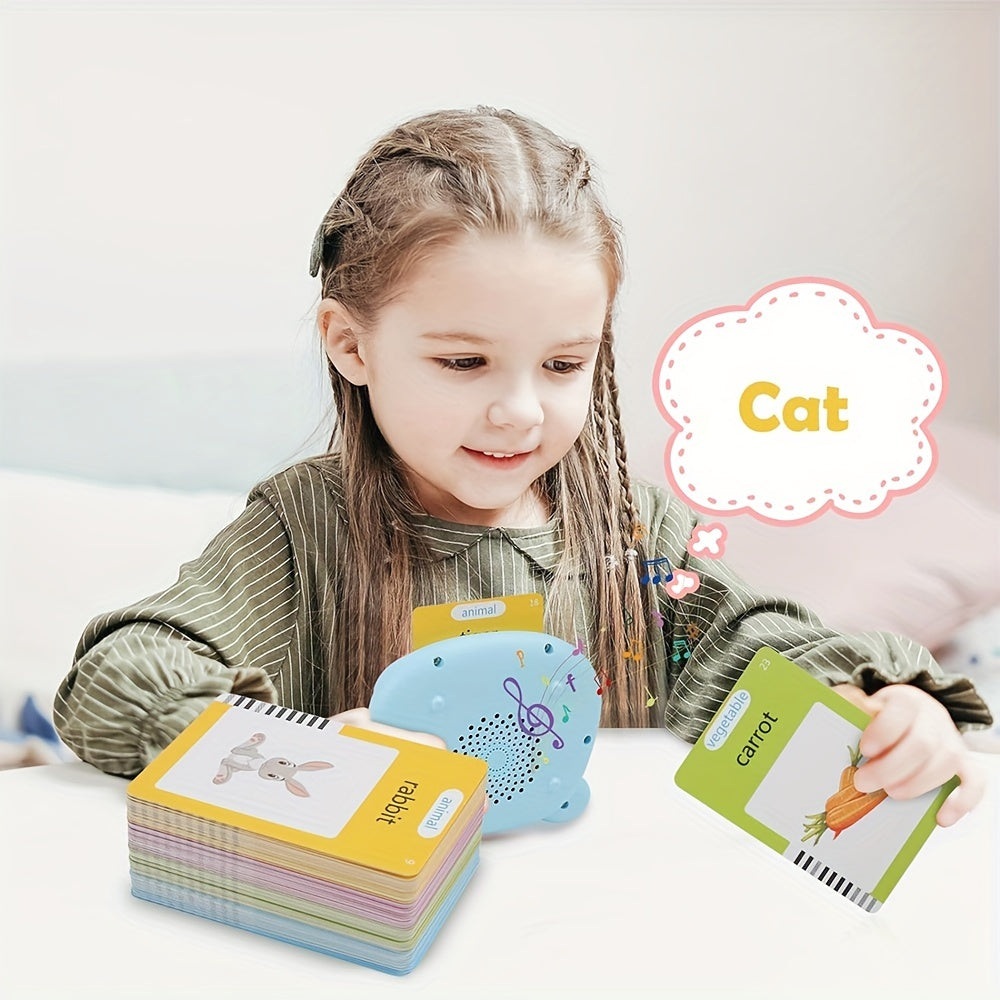 Educational Flash Cards for Kids 3+ with 224 Sight Words Sensory and Speech Toys Blue Pink