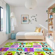 Reversible Non-Slip Waterproof Play Mat with Travel Bag for Indoor and Outdoor Use