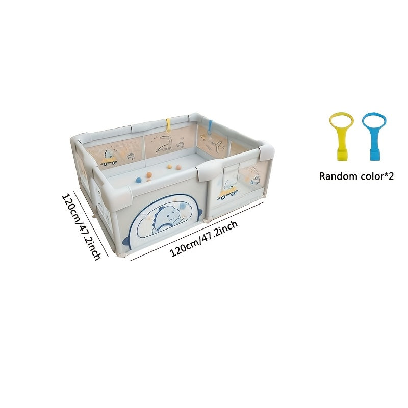 Game Enclosures with Pull Rings and Doors for Indoor Outdoor Play Safety Barriers