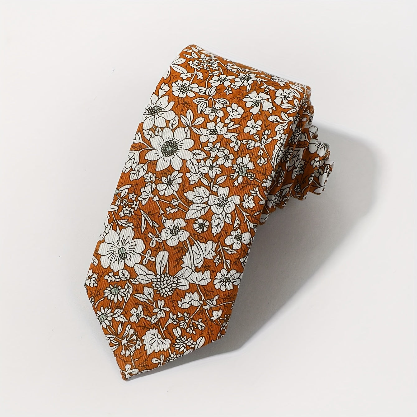 Men's Floral Print Party Tie for Formal Occasions