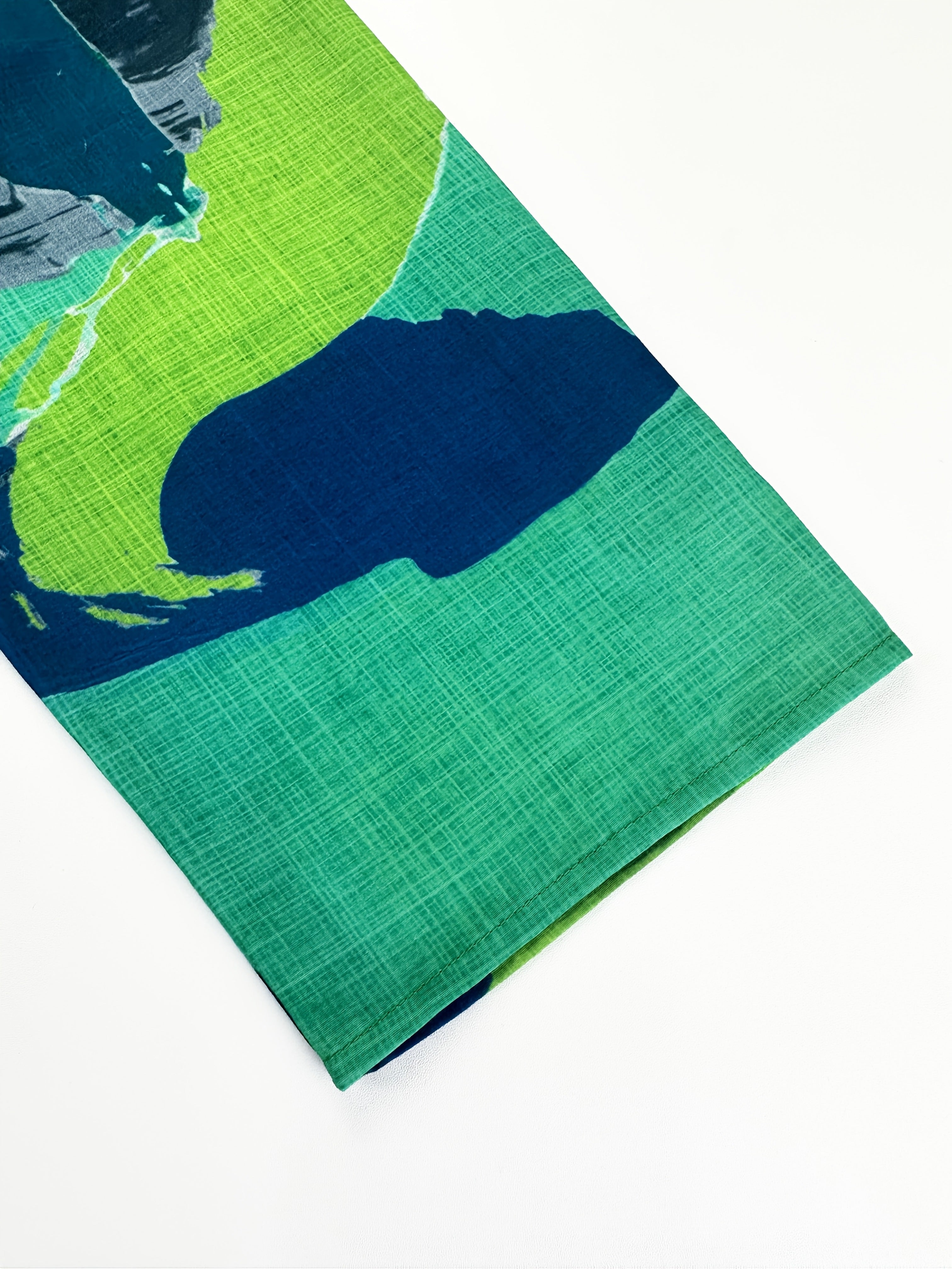 Plus Size Color Block Blouse Polyester Spandex Long Sleeve Shirt for Women