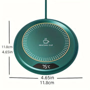 Touch-Activated Heating Coaster USB Powered with 3 Temperatures for Office Camping